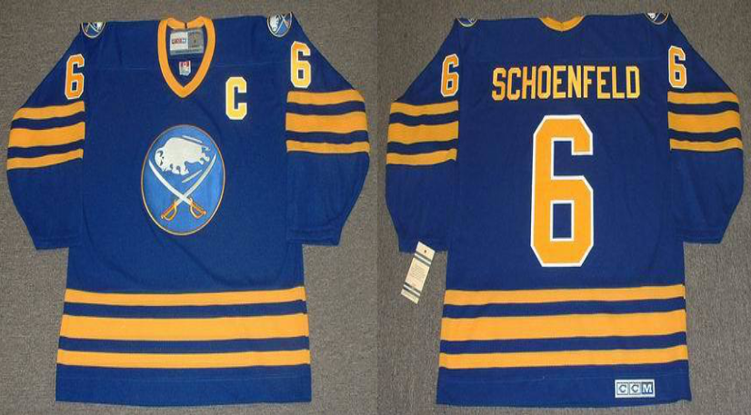2019 Men Buffalo Sabres #6 Schoenfeld blue CCM NHL jerseys->buffalo sabres->NHL Jersey